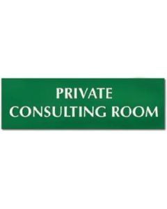 Door Nameplate (no holder) - 250 x 50mm - Choice of popular colour combinations